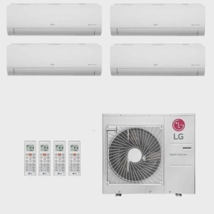Ar-Condicionado Multi Split Inverter LG 30.000 (2x Evap hw 9.000 + 2x Evap hw 12.000) QuenteFrio 220V