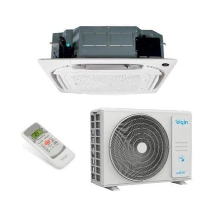 Ar Condicionado Split Cassete Inverter Eco R-32 Elgin 24000 Btus Quentefrio 220V Monofásico 45KVQI24C2NA