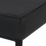 Banqueta Alta em Aço 75cm Preto Paris Metalnew - Imagem 6