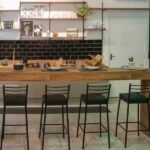 Banqueta Alta em Aço 75cm Preto Paris Metalnew - Imagem 7