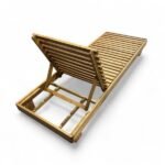 Espreguiçadeira De Piscina Reclinável De Madeira Maciça - Tropical Madeiral - Imagem 3