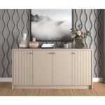 Aparador Para Sala De Jantar Cimol Buffet Lia Off White - Imagem 3