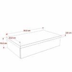 Bancada Para Banheiro 80cm Com Cuba Aria Rt41 800w Metrópole Snow - Imagem 5