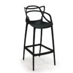 Banqueta Alta Allegra Design Cozinhabancada - Preto