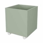 Baú Organizador De Brinquedos Mdf Com Rodízios Plancasa Verde Jade - Imagem 3