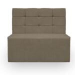 Canto Alemão Confortável Para Apartamento Cozinha E Restaurantes Suede Capuccino