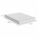 Colchão Casal Howie Espuma D33 (17x138x188) Branco - Imagem 2