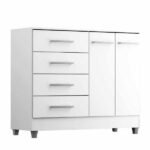 Comoda Gisele 4 Gavetas 2 Portas