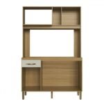 Cozinha Compacta 4 Portas 1 Gaveta Co1202 Ipêcristalo - Decibal - Imagem 2