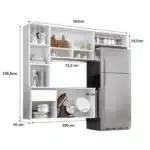 Cozinha Compacta Sol 5 Portas 1 Gav - Imagem 2