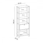 Escritório Completo Match 1 Porta Pinhopreto - Artely - Imagem 4