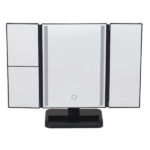 Espelho com Led de Bancada para Maquiagem Retangular Plástico Preto Anny Aemaxx - Imagem 2