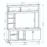 Estante Home Painel Para Tv Até 50 Polegadas 2 Portas Mali Nature/off White - Imagem 2