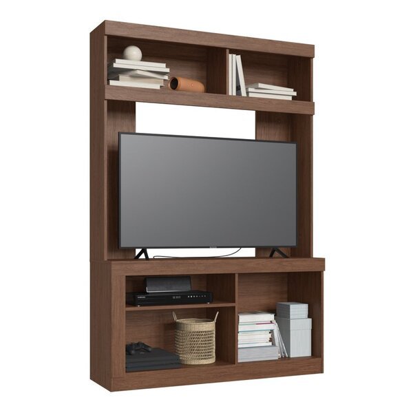 Estante Home Para Tv Até 49 Polegadas 1 Porta Wenguecristalo Estante Home Para Tv Até 49 Polegadas 1 Porta Wenguecristalo - Imagem 1