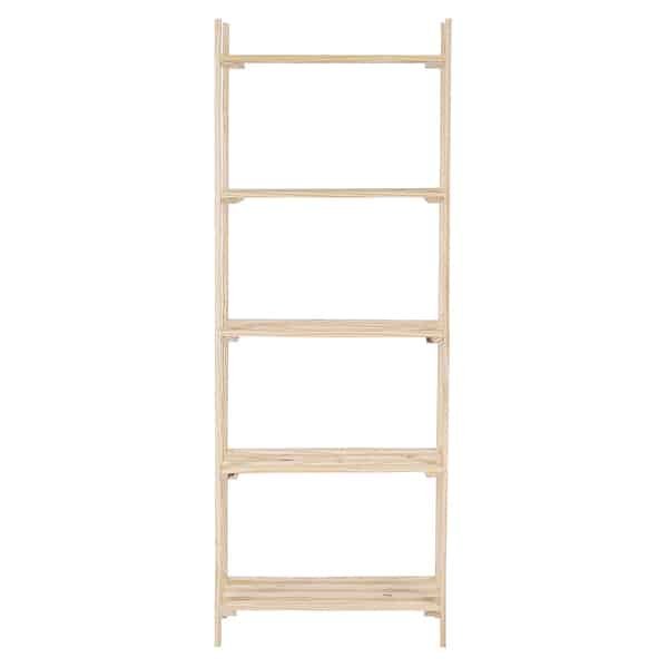 Estante de Madeira Pinus com 5 Prateleiras Natural 170x60x32cm 25Kg Settis Estante de Madeira Pinus com 5 Prateleiras Natural 170x60x32cm 25Kg Settis - Imagem 1