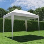 Gazebo Aço Polietileno Branco 2,44x1,95x2,95m Sero Naterial - Imagem 5