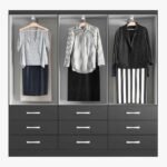 Guarda-roupa Casal Isabela 3 Pt 9 Gv Preto - Imagem 3