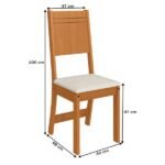 Mesa De Jantar 4 Lugares 10060.1 Freijóoff White - Indékes - Imagem 2