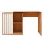 Mesa de Escritório 75x140x45,1cm Freijo-Off White MDP Smart Caemmun