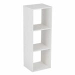 Nicho Modular 104,1x35,9x30cm Madeira Branco Spaceo KUB