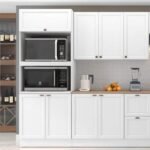 Paneleiro Torre Quente 3 Portas 2 Nichos Para Forno Unna Yescasa Branco - Imagem 4